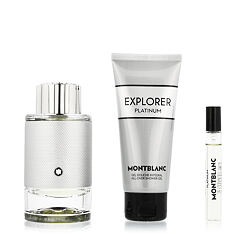 Montblanc Explorer Platinum EDP 100 ml + EDP MINI 7.5 ml + SG for Body & Hair 100 ml (man)