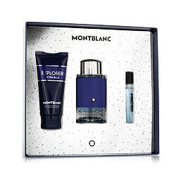 Montblanc Explorer Ultra Blue EDP 100 ml + EDP MINI 7.5 ml + SG for Body & Hair 100 ml (man)