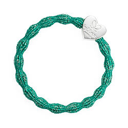 By Eloise London Metallic Silver Heart
