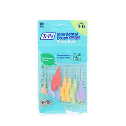 TePe Extra Soft Interdental Brushes 1-6 Mix 8 pcs