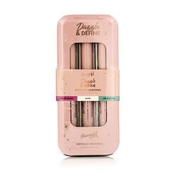 Barry M Dazzle & Define Metallic Crayons (Orchid Flower, White, Galactic Teal) 3 pcs