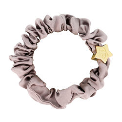 By Eloise London Gold Star Silk Scrunchie
