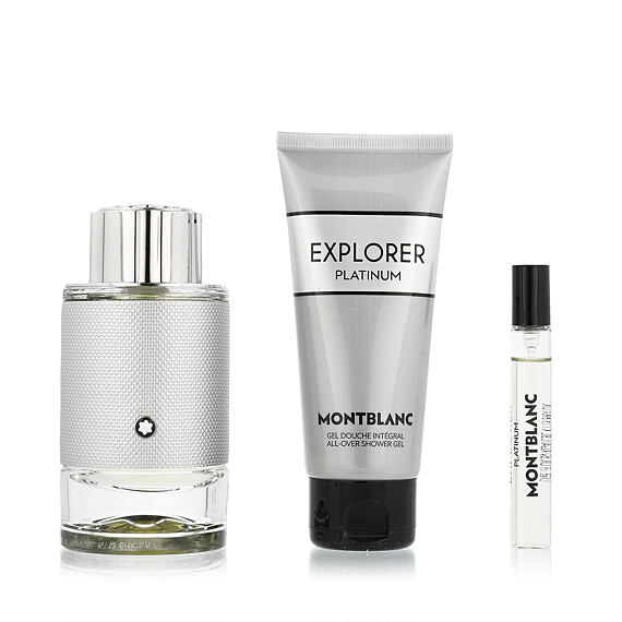 Montblanc Explorer Platinum EDP 100 ml + EDP MINI 7.5 ml + SG for Body & Hair 100 ml (man)
