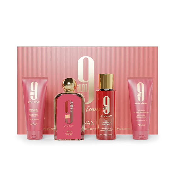 Afnan 9am pour Femme EDP 100 ml + Bodyspray 150 ml + BL 100 ml + SG 100 ml (woman)