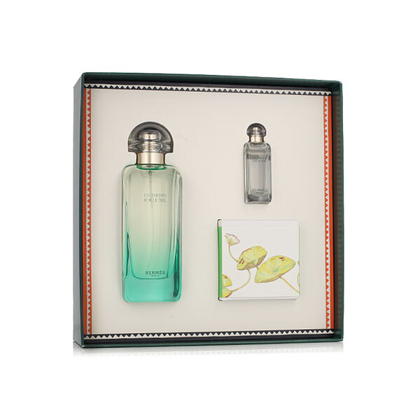 Hermès Un Jardin Sur le Nil EDT 100 ml + EDT MINI 7.5 ml + Soap 50 g (unisex)