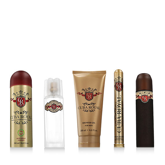 Cuba Royal EDT 100 ml + EDT 35 ml + AS 100 ml + DEO VAPO 200 ml + SG 200 ml (man)