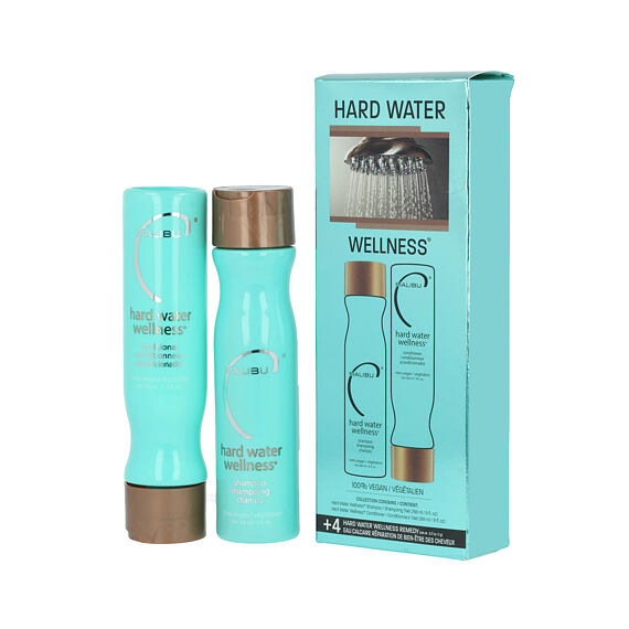 Malibu C Hard Water Wellness Collection Shampoo 266 ml + Conditioner 266 ml + Welness sachet 4 x 5 g