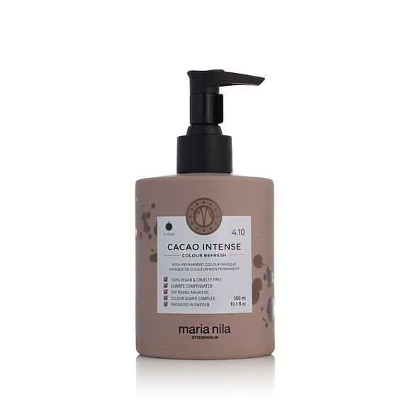 Maria Nila Colour Refresh Hair Mask with Colored Pigments Cacao Intense 300 ml