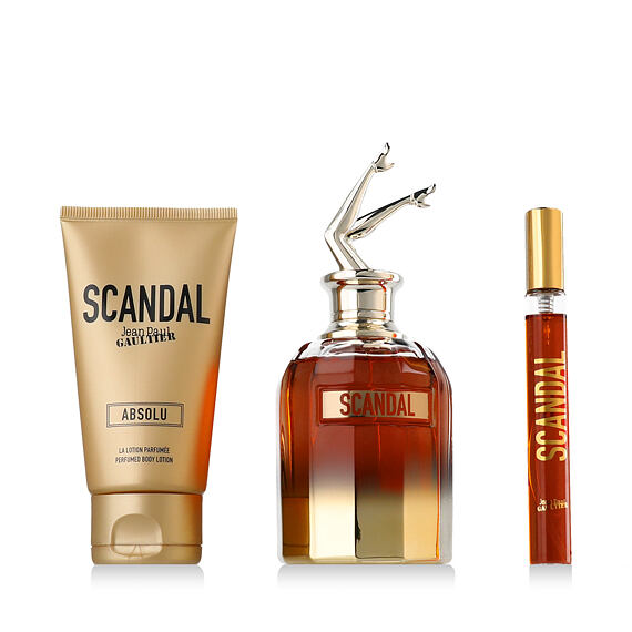 Jean Paul Gaultier Scandal Absolu Concentré Parfum 80 ml + Parfum MINI 10 ml + BL 75 ml (woman)