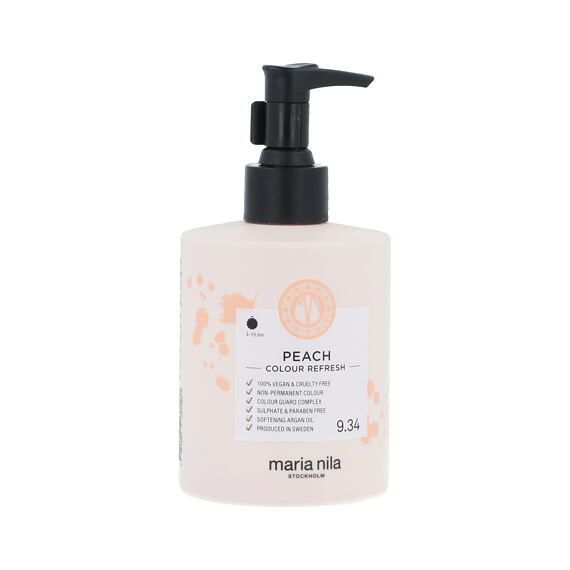 Maria Nila Colour Refresh Hair Mask with Colored Pigments Peach 300 ml