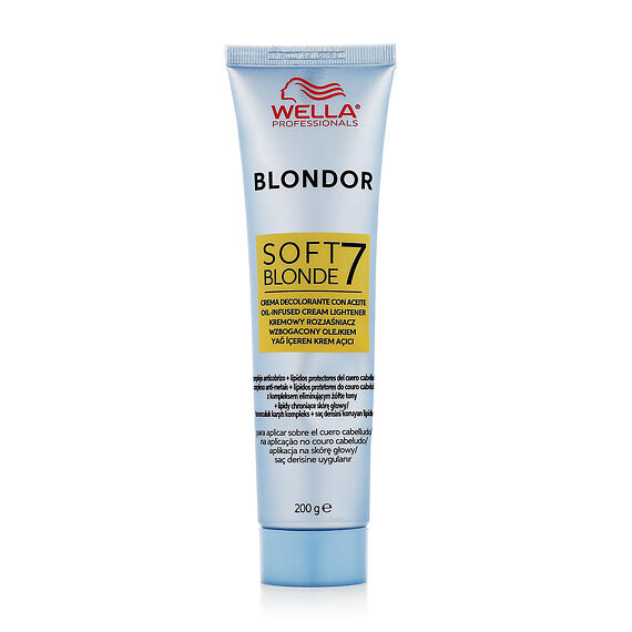 Wella Blondor Soft Blonde 7 Oil Infused Cream Lightener 200 g