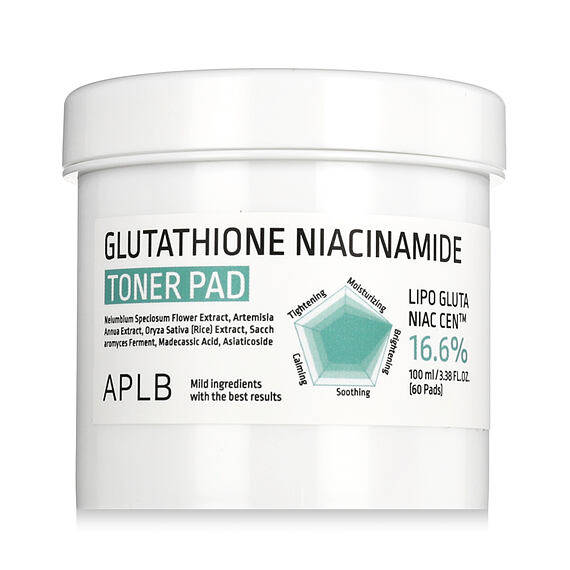APLB Glutathione Niacinamide 16.6% Toner Pad 60 pcs