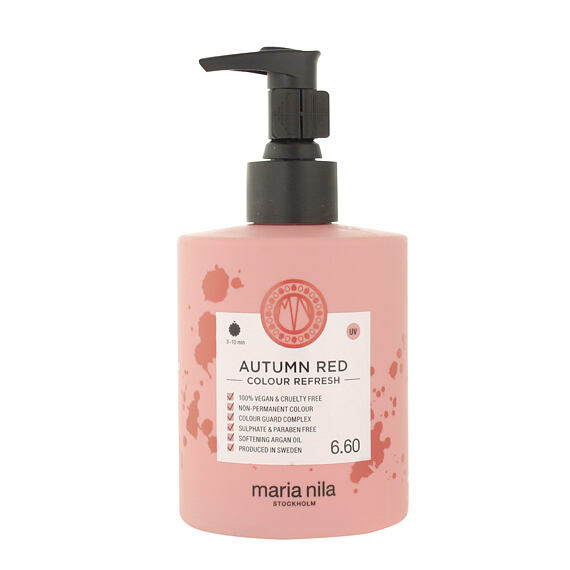 Maria Nila Colour Refresh Hair Mask with Colored Pigments Autumn Red 300 ml