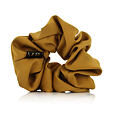 MURU satin scrunchie hair band - ocher matte