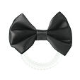Invisibobble Bowtique Spiral Hair Ring Meets Bow (True Black) 1 pc