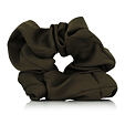 MURU satin scrunchie hair band - khaki